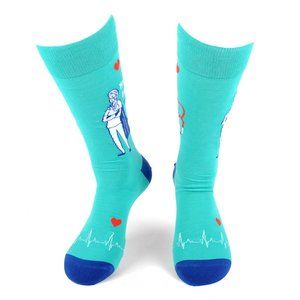 Health Care Heroes Modern Heroes Novelty Socks S/M